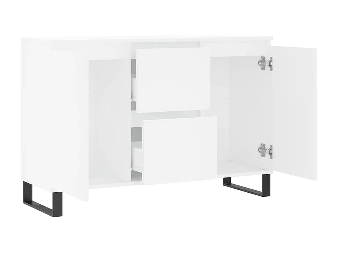 Sideboard Weiß 104x35x70 cm Holzwerkstoff