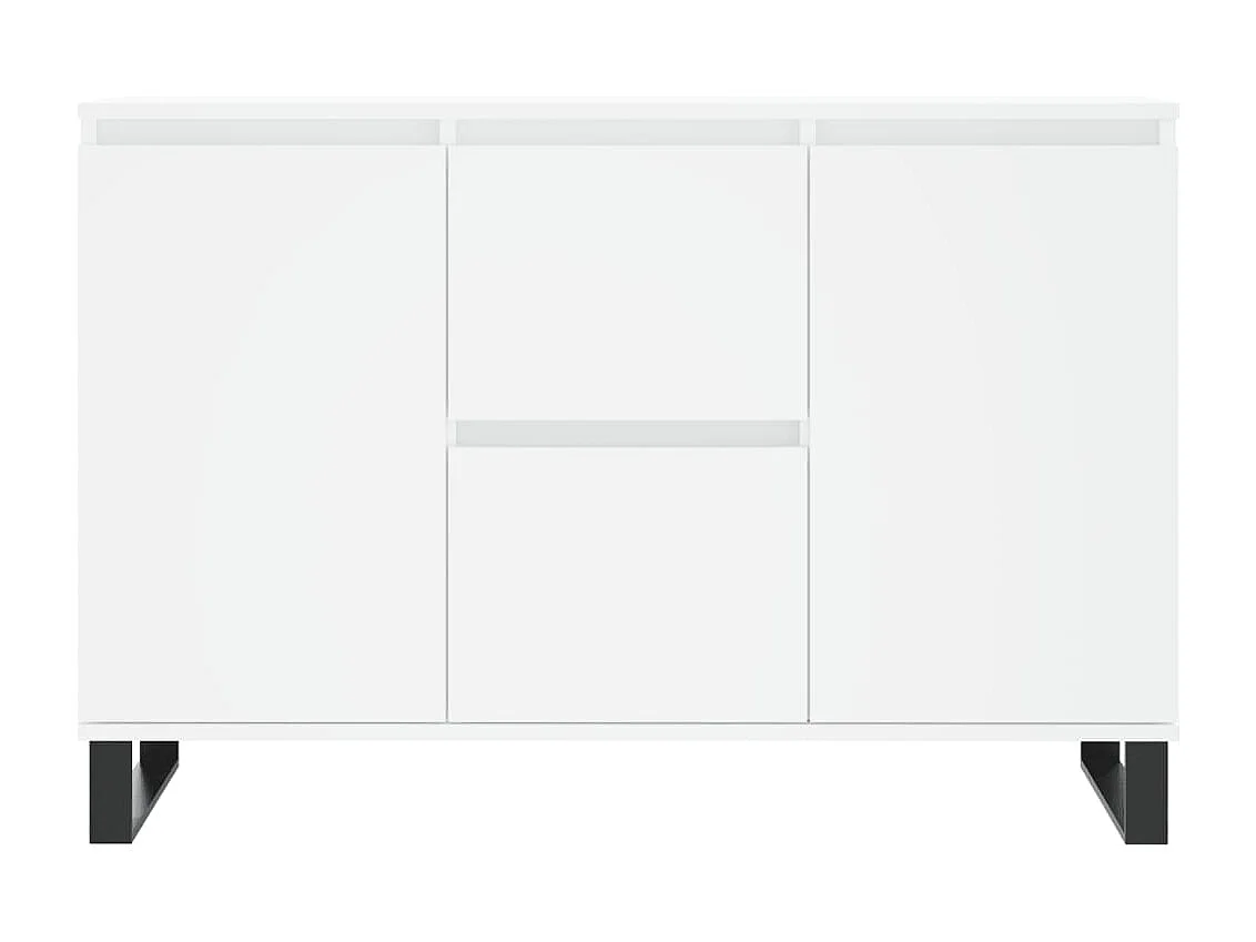 Buffet blanc 104x35x70 cm bois d'ingénierie