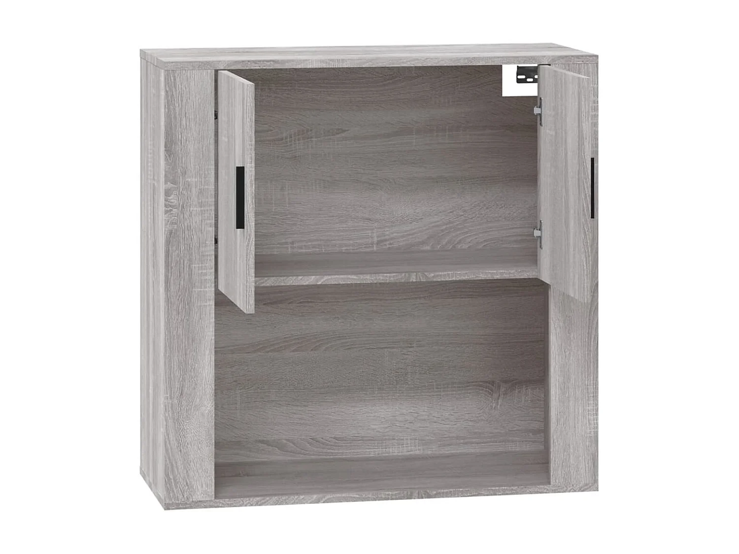 Wandschrank Grau Sonoma 80x33x80 cm Holzwerkstoff