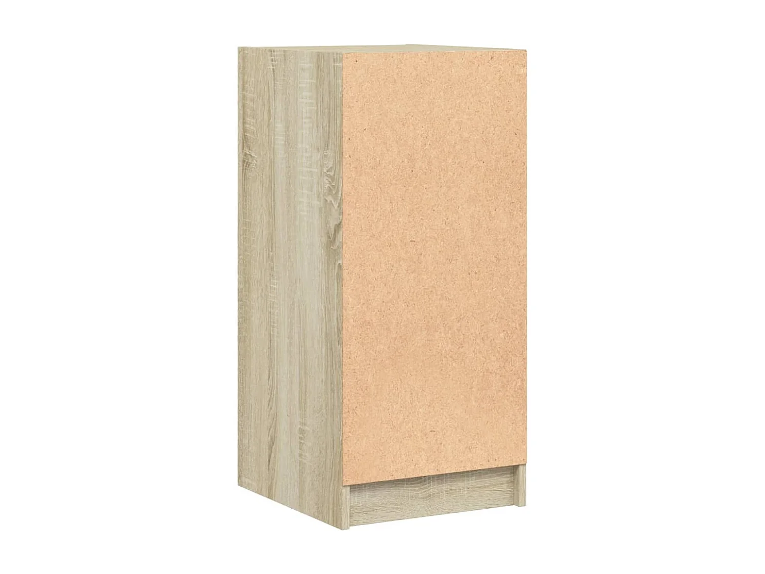 Mobile con Ante in Vetro Rovere Sonoma 35x37x75,5 cm