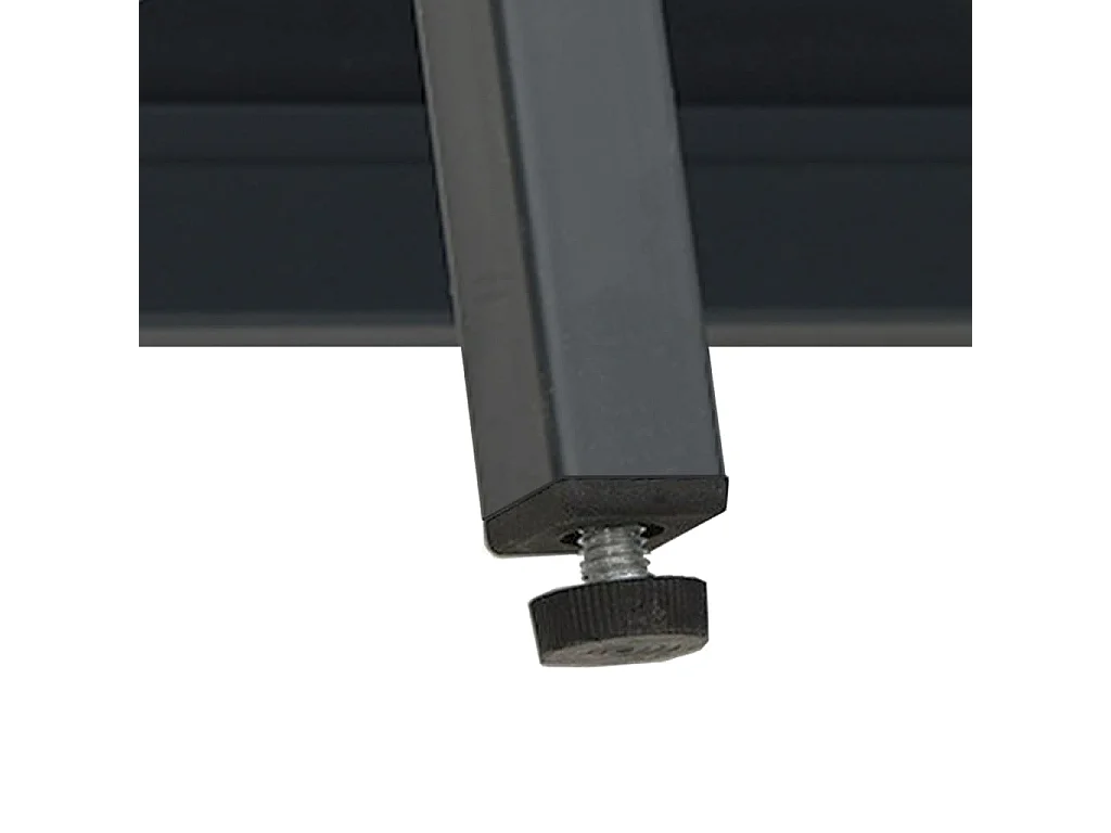 Aparador 70x35x70 cm vidro e aço antracite