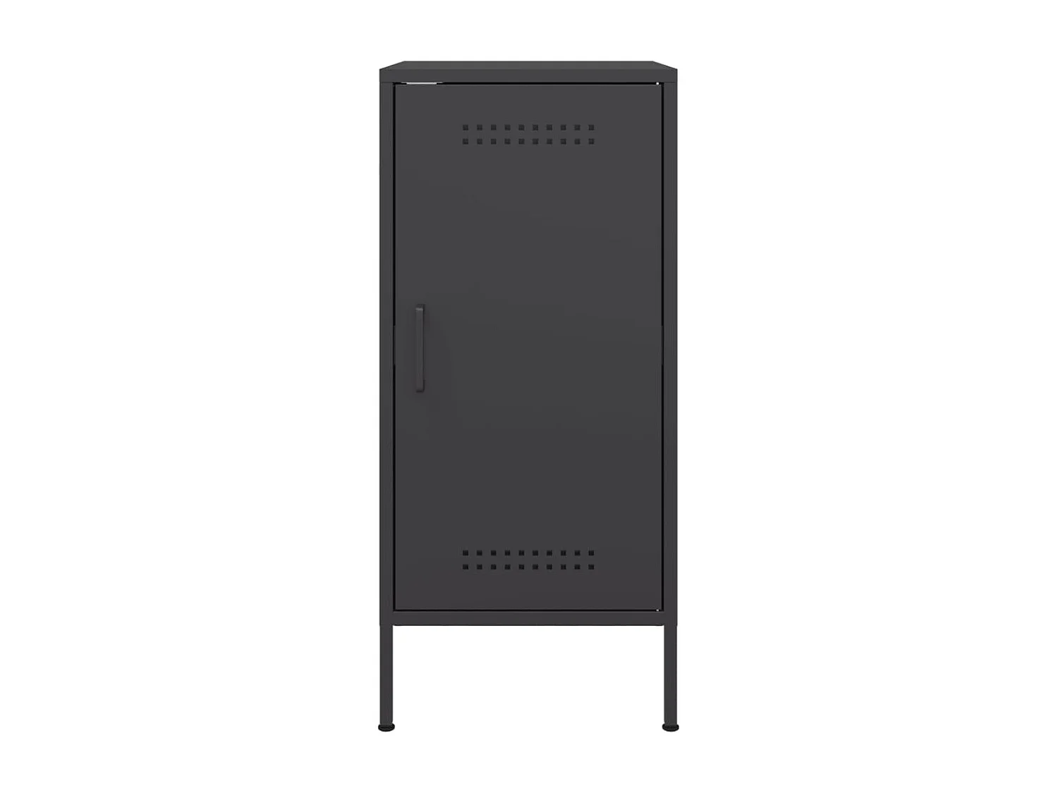 Aparador 36x39x79 cm aço preto