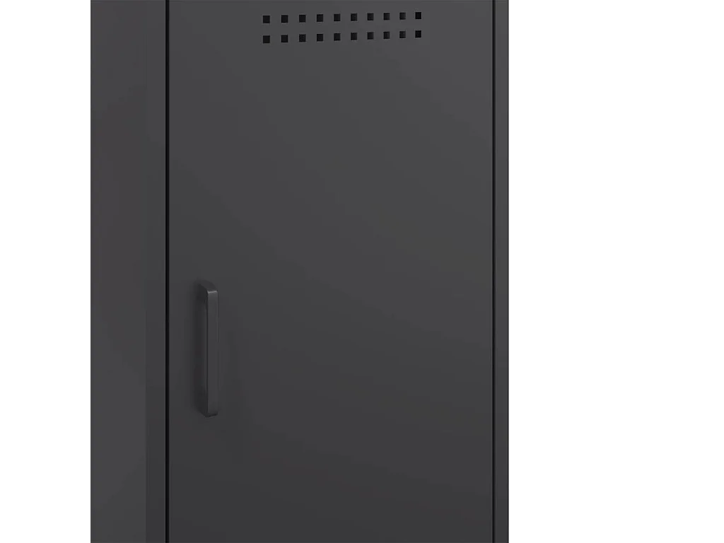 Aparador 36x39x79 cm aço preto