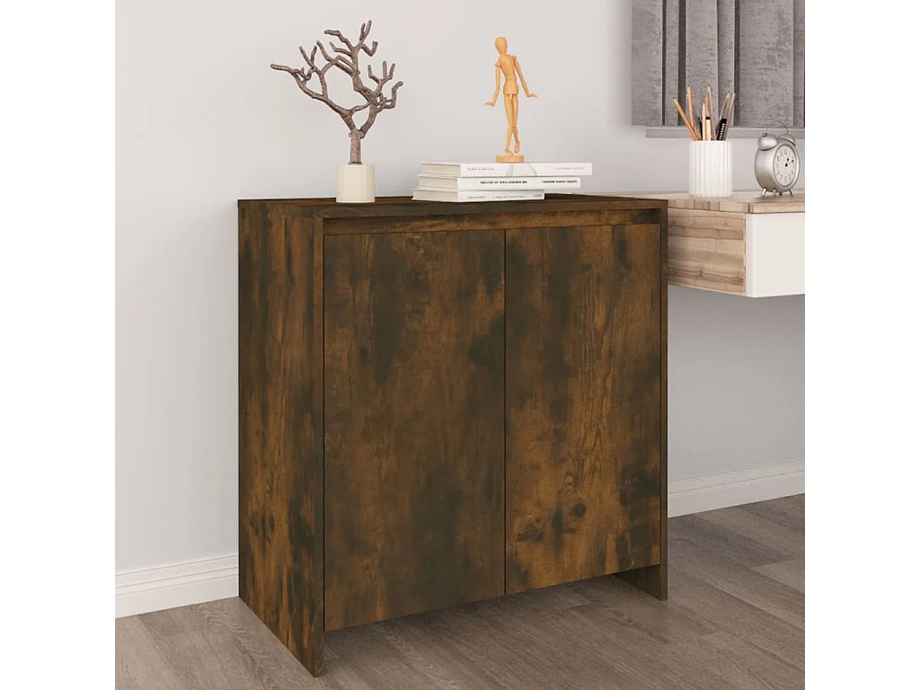 Sideboard Räuchereiche 70x41x75 cm Holzwerkstoff