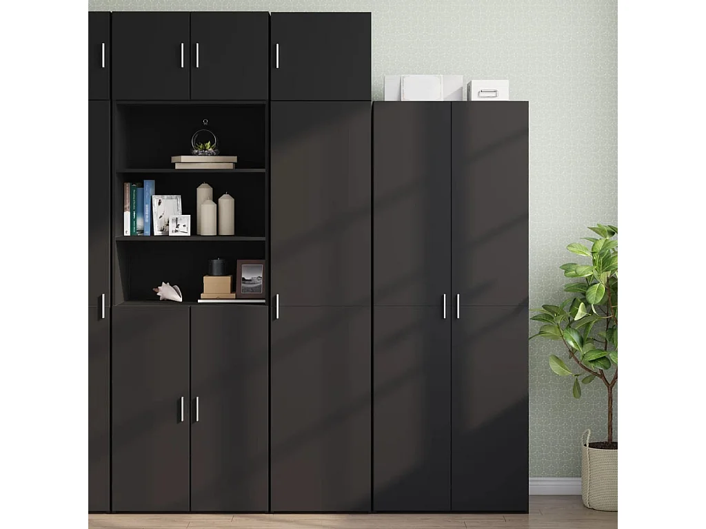 Wandschrank Schwarz 45x42,5x40 cm Holzwerkstoff