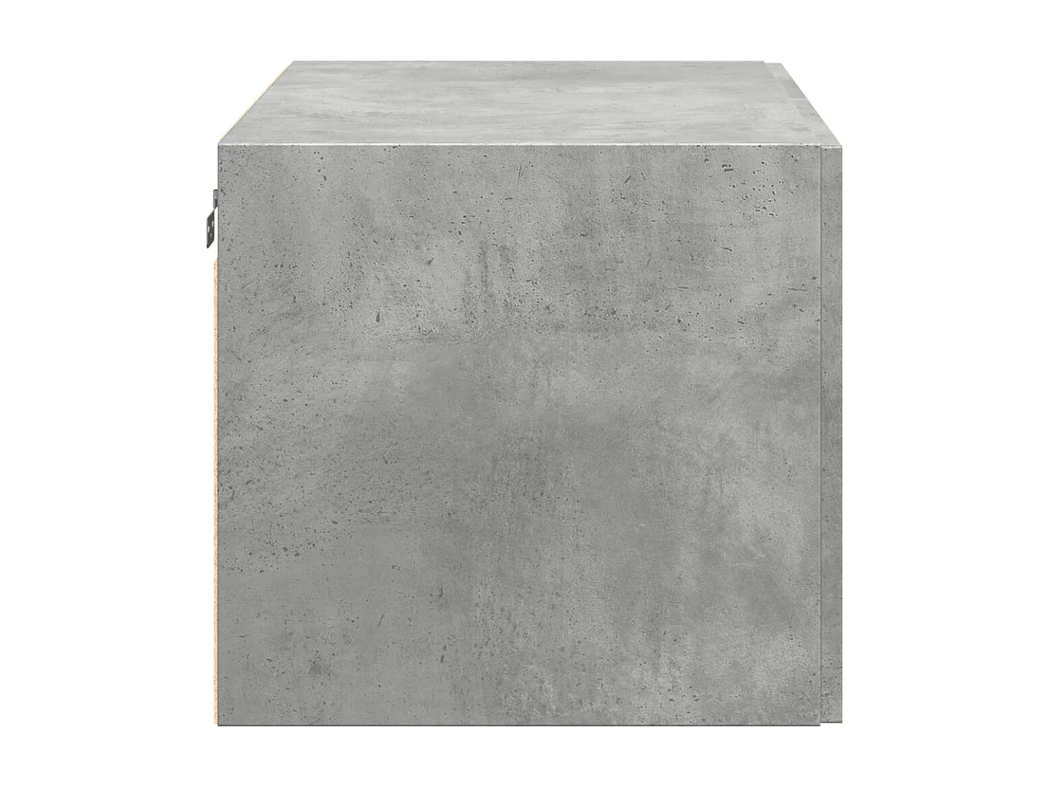 Mobile a Parete Grigio Cemento 80x42,5x40 cm Legno Multistrato