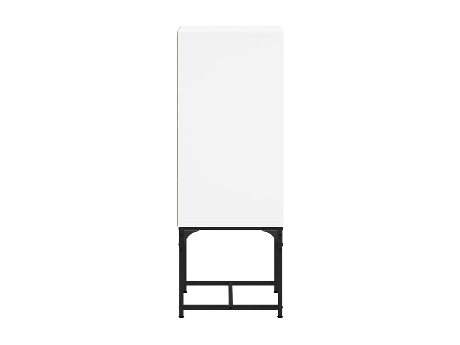 Armário de apoio c/ porta de vidro 35x37x100 cm branco