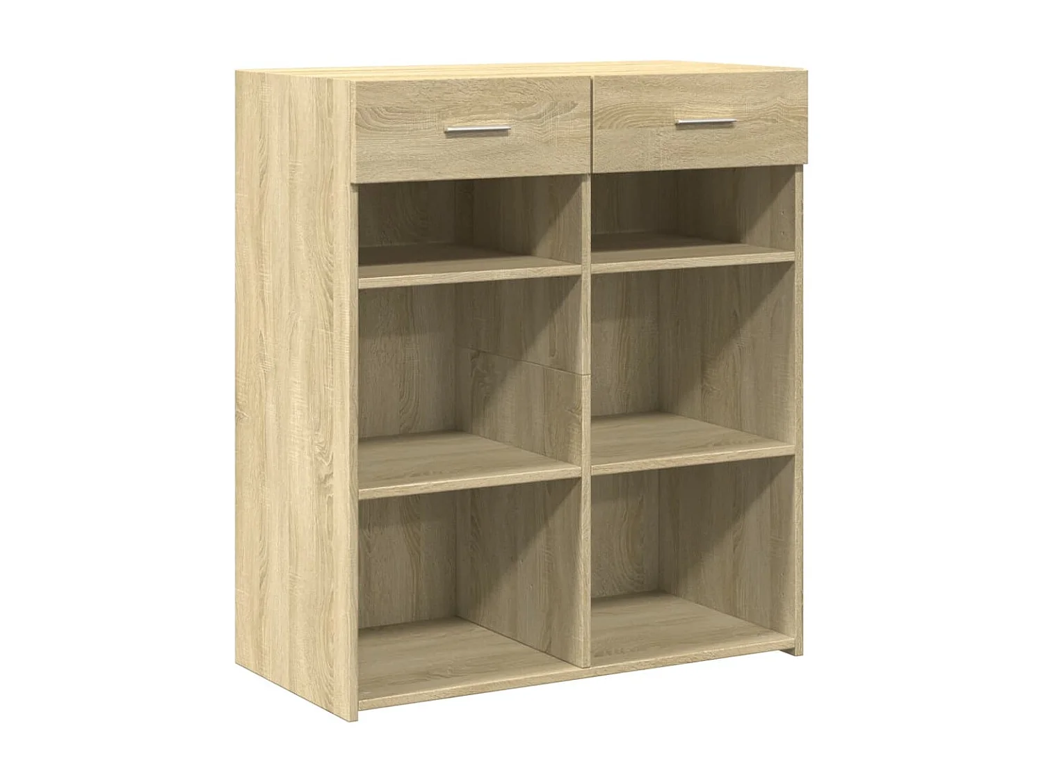 Credenza Rovere Sonoma 80x42,5x93 cm in Legno Multistrato