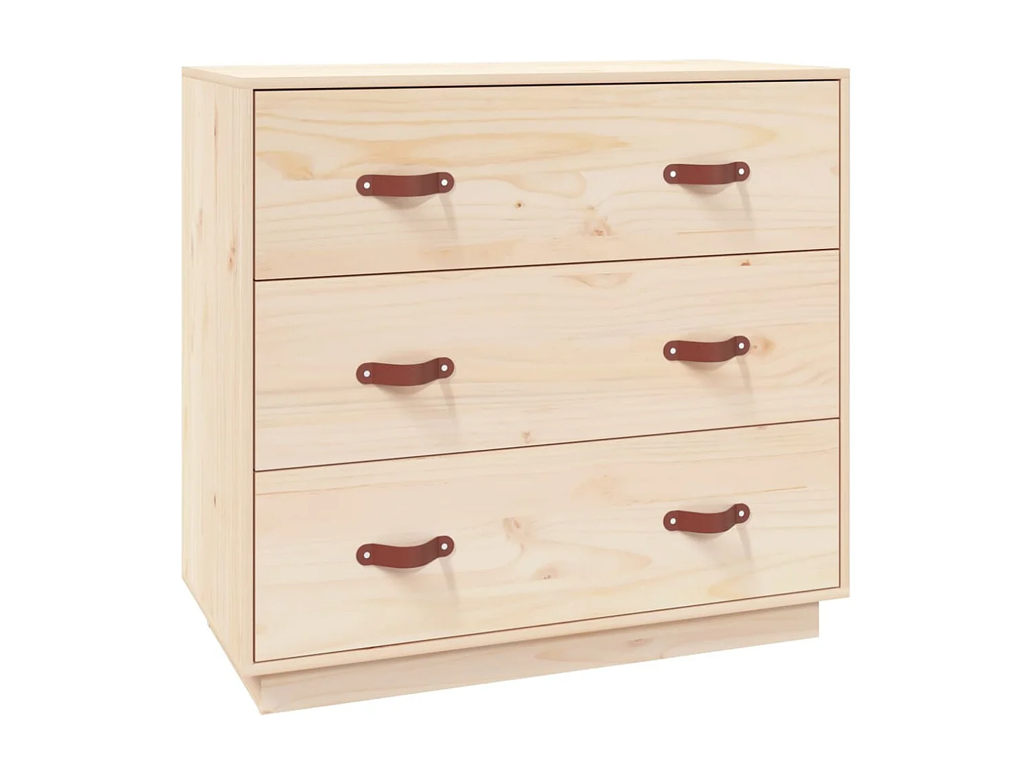 Credenza 80x40x75 cm in Legno Massello di Pino