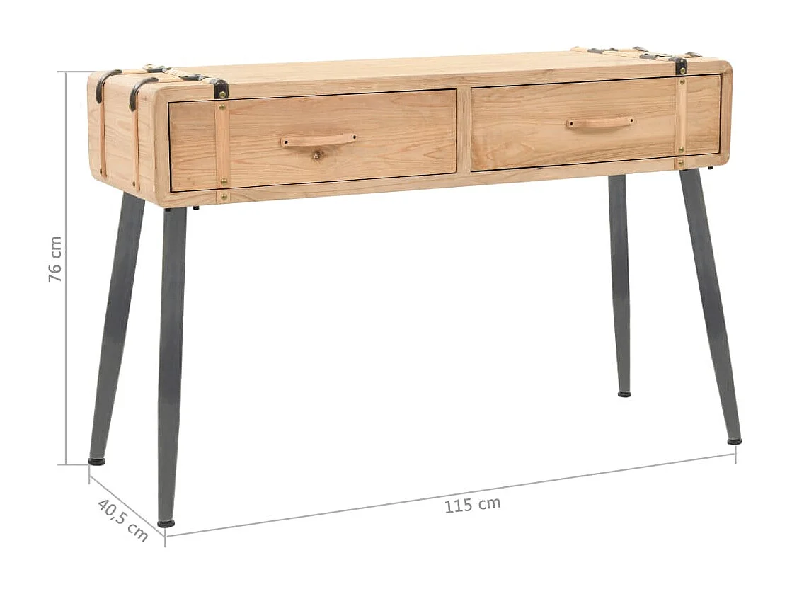 Konsolentisch Massivholz Tanne 115x40,5x76 cm