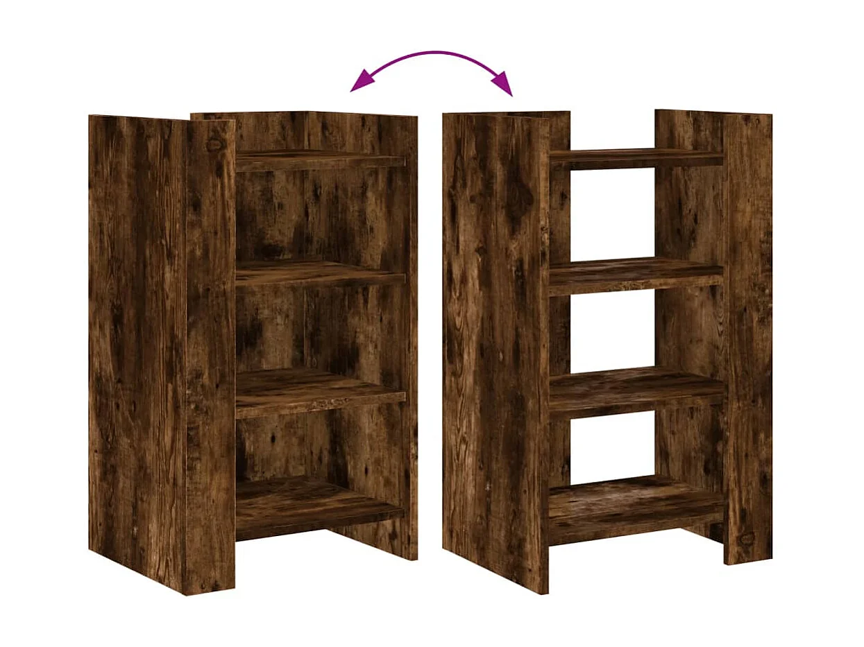 Sideboard Räuchereiche 45x35x75 cm Holzwerkstoff