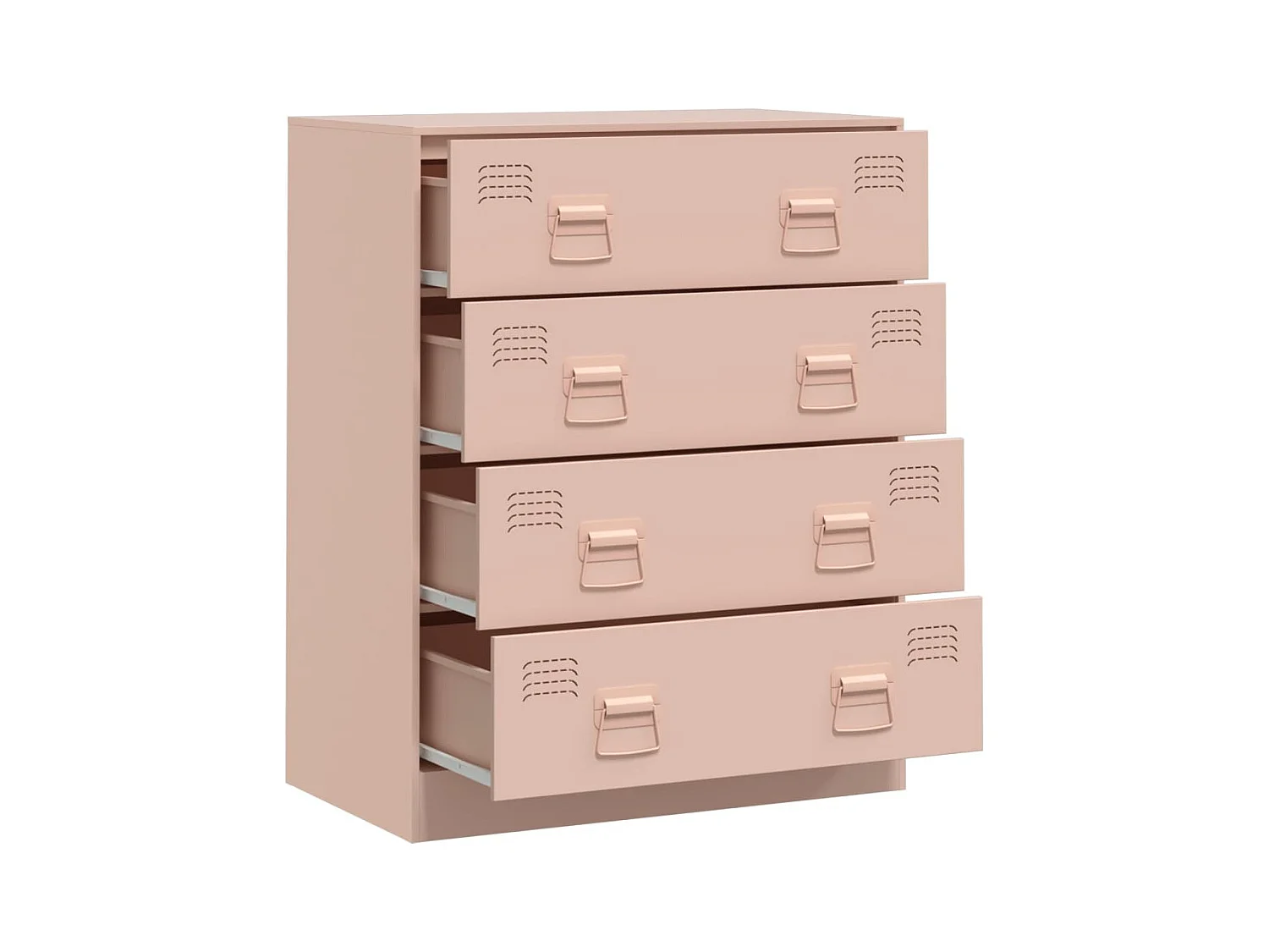 Credenza Rosa 67x39x83 cm in Acciaio
