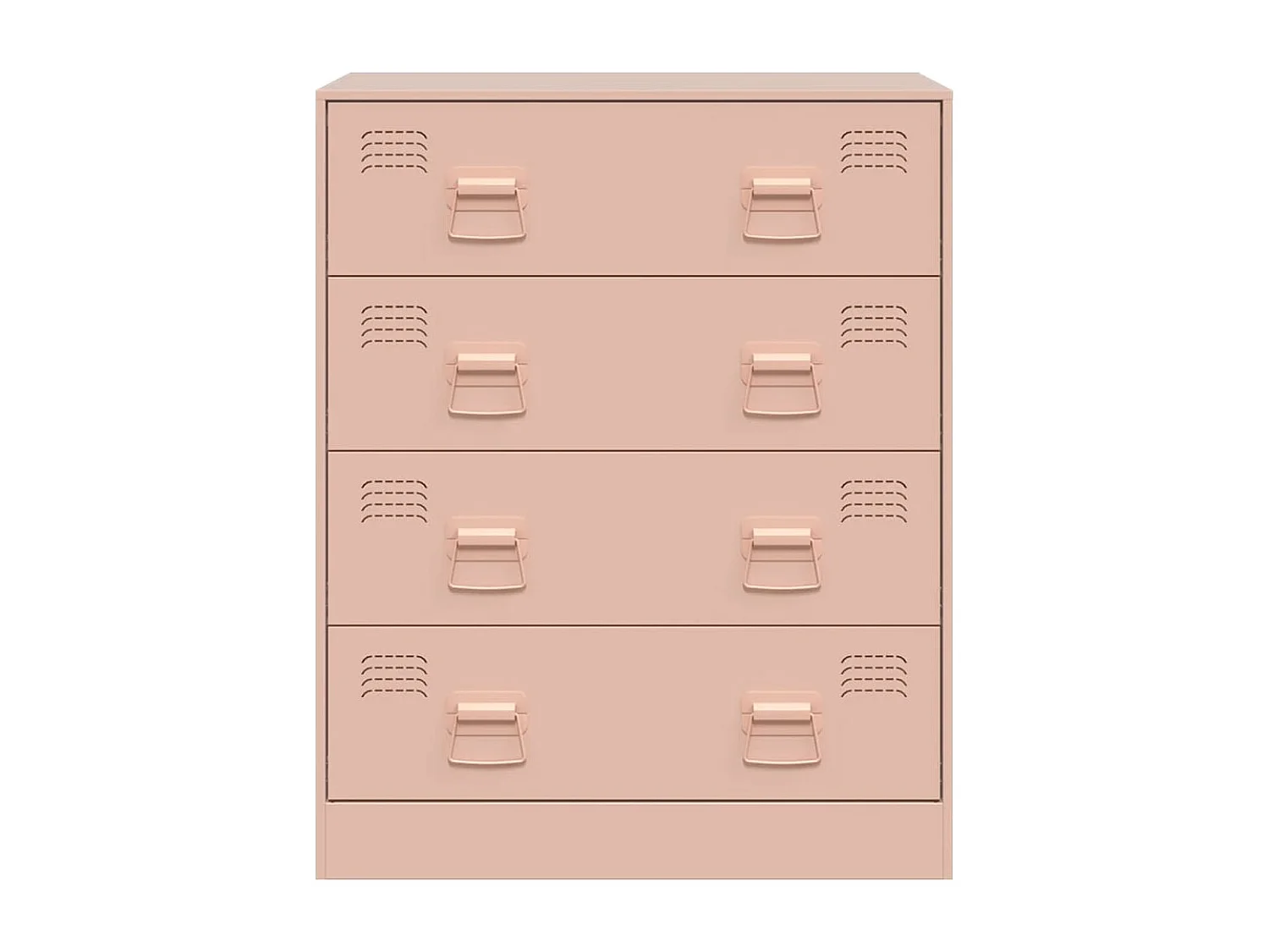 Aparador 67x39x83 cm aço rosa