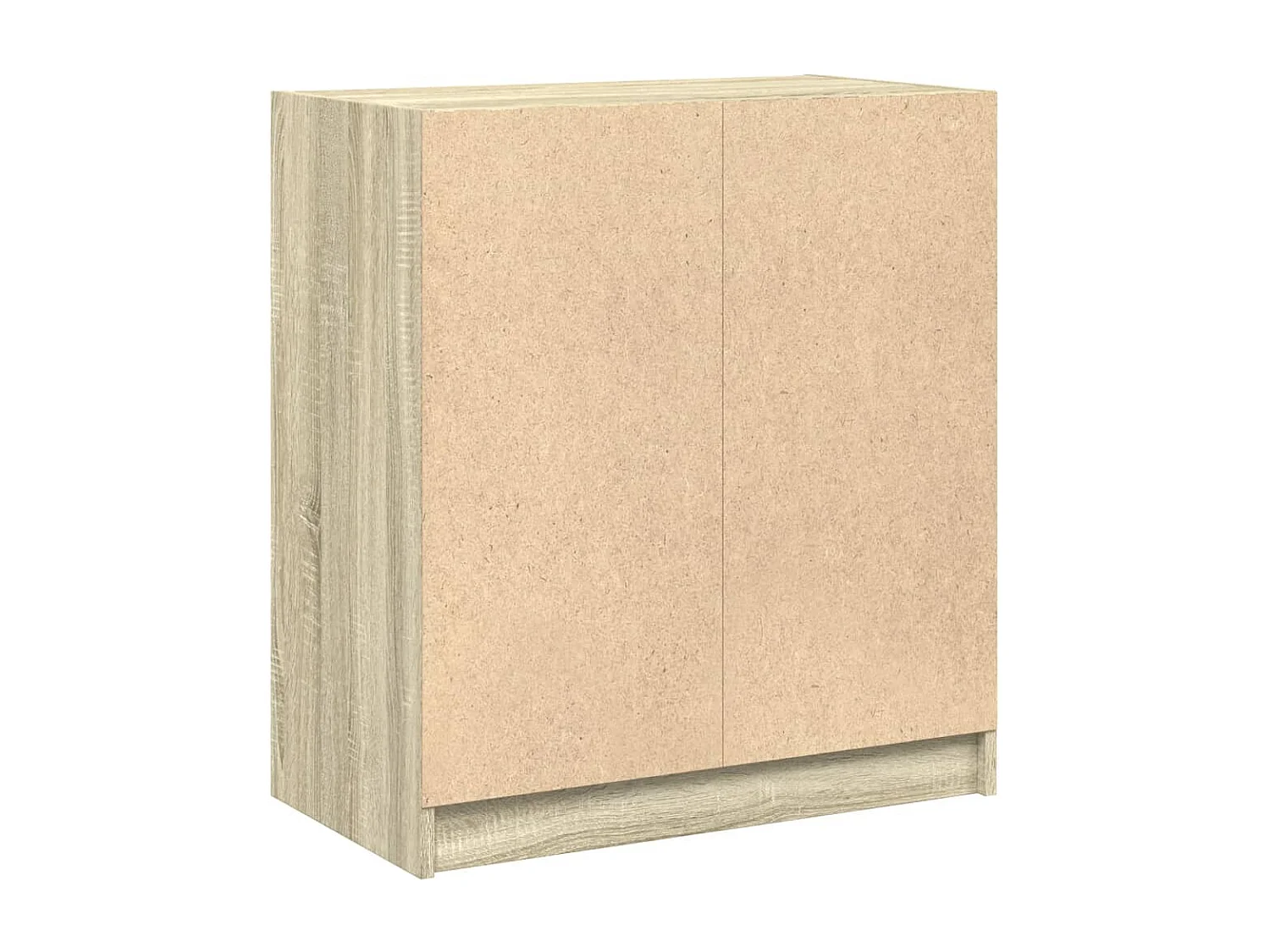 Mobile con Ante in Vetro Rovere Sonoma 68x37x75,5 cm