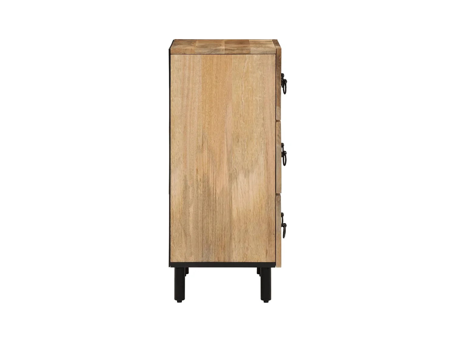 Móveis de apoio 2 pcs 60x33x75 cm madeira de mangueira maciça