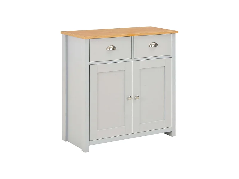 Credenza Grigia 79x35x81 cm