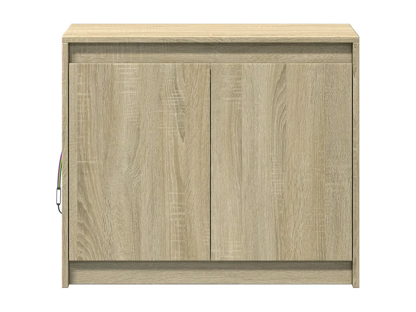 LED-Sideboard Sonoma-Eiche 72x34x61 cm Holzwerkstoff