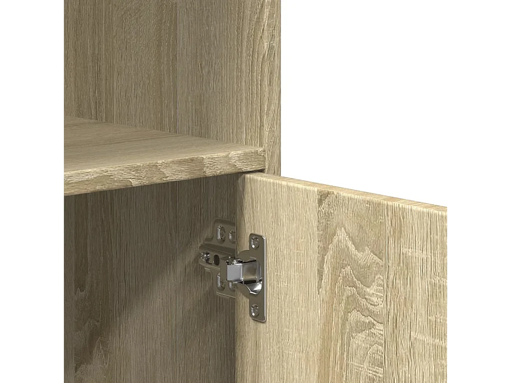 Rollschrank Sonoma-Eiche 55x40x91 cm Holzwerkstoff
