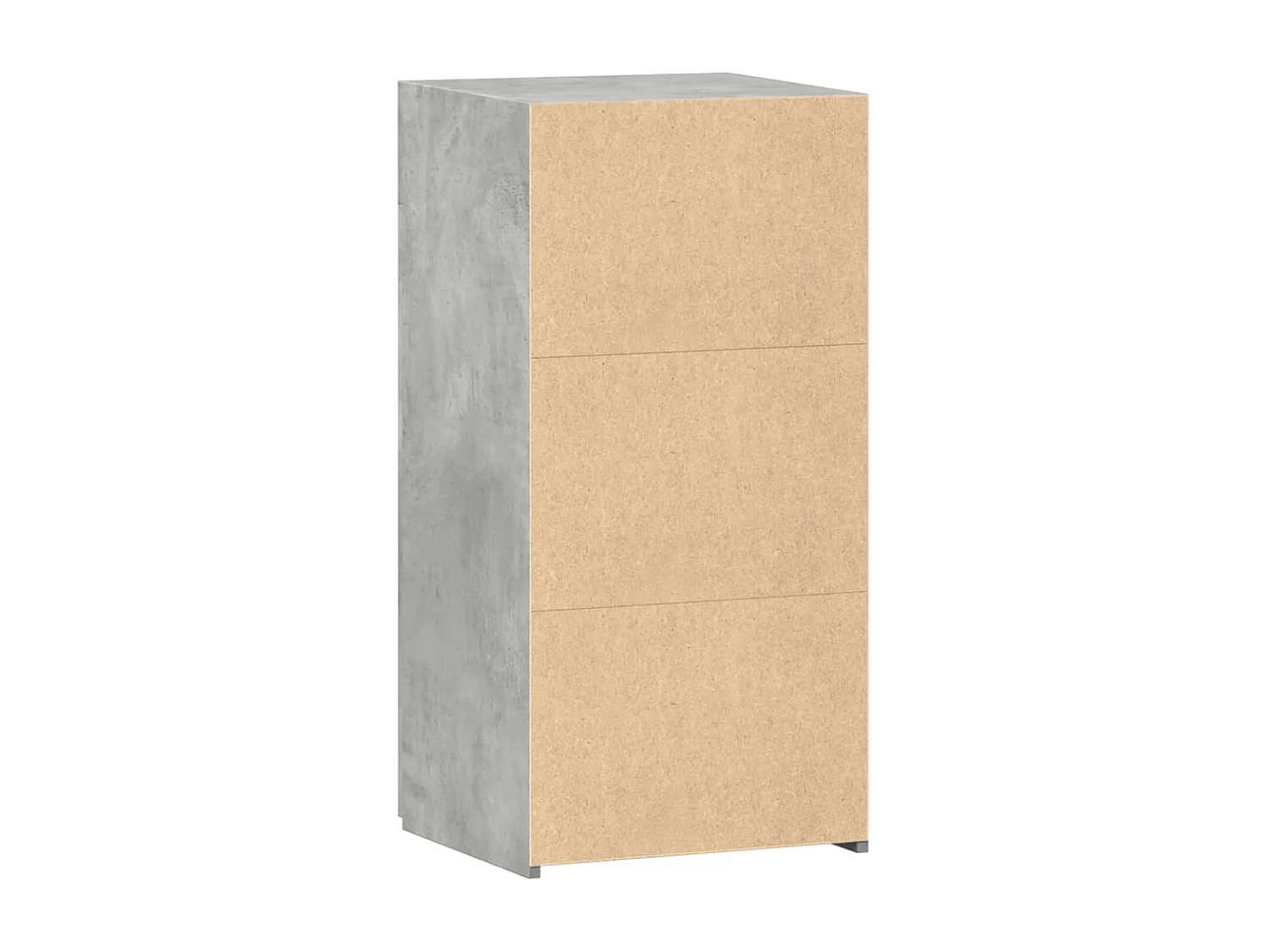 Buffet gris béton 45x42,5x93 cm bois d'ingénierie