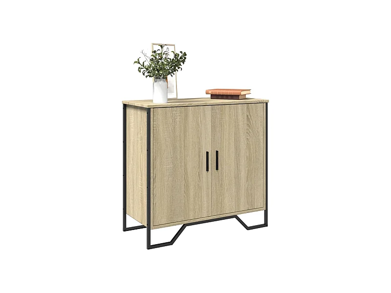 Buffet chêne sonoma 78x35,5x74,5 cm bois d'ingénierie