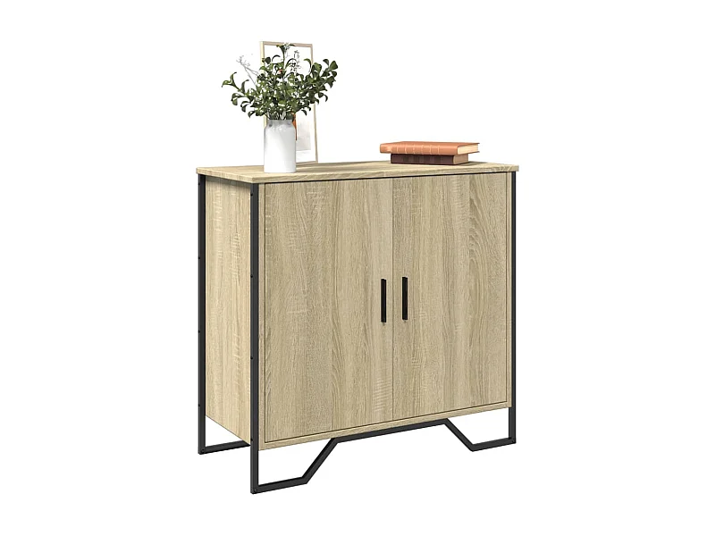 Credenza Rovere Sonoma 78x35,5x74,5 cm in Legno Multistrato