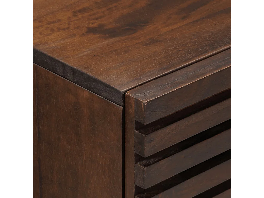 Sideboard 2 Stk. 60x34x75 cm Massivholz Mango