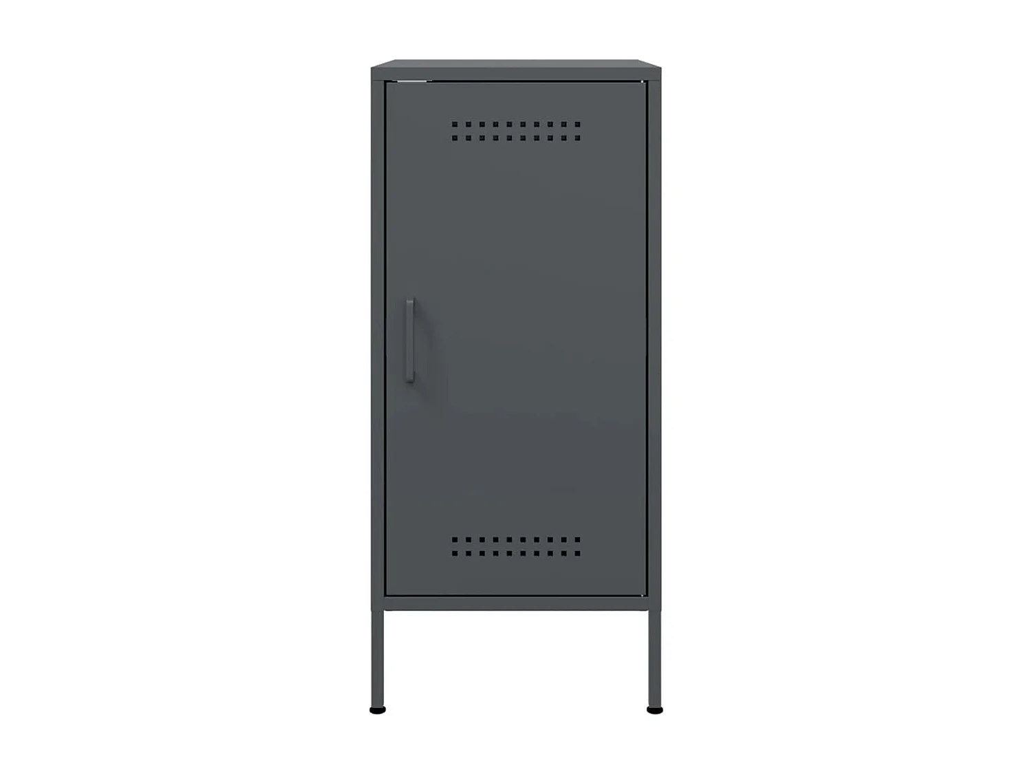 Buffets 2 pcs anthracite 36x39x79 cm acier