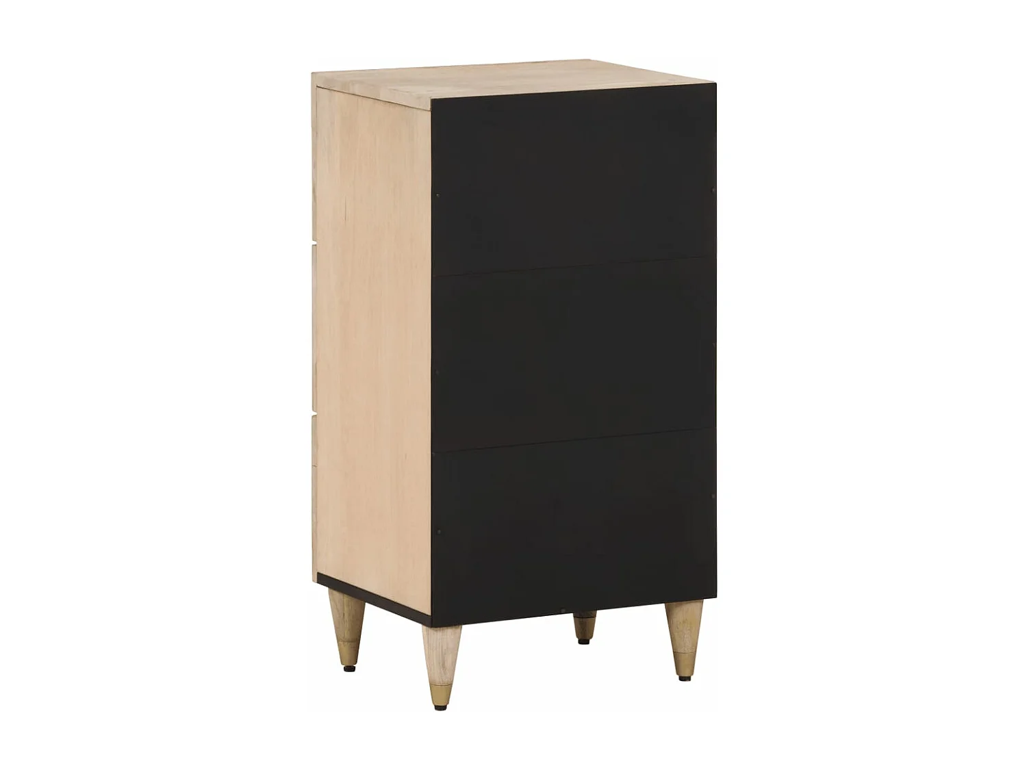 Armoire latérale 40x33x75 cm bois massif de manguier