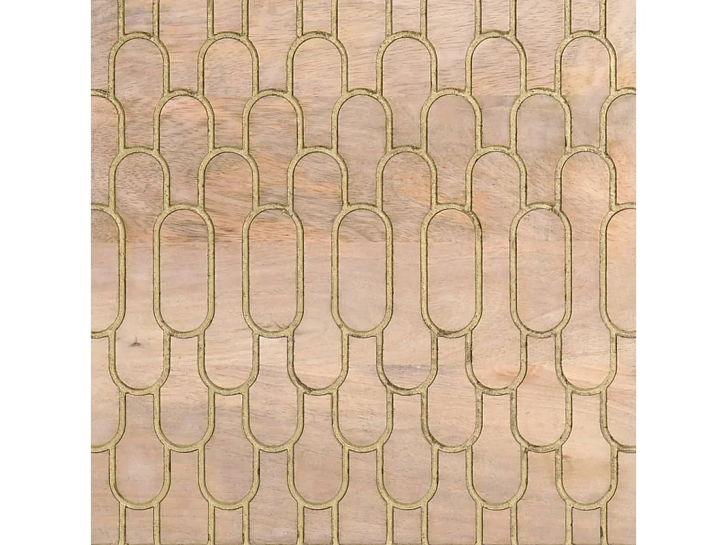 Armoire latérale 40x33x75 cm bois massif de manguier