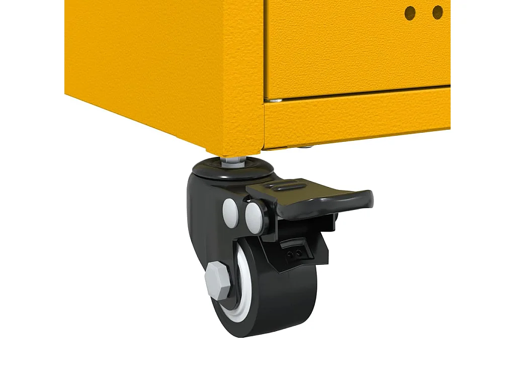 Sideboard Senfgelb 100,5x39x72 cm Stahl