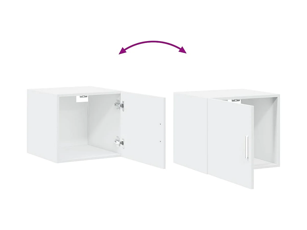 Wandschrank Weiß 45x42,5x40 cm Holzwerkstoff