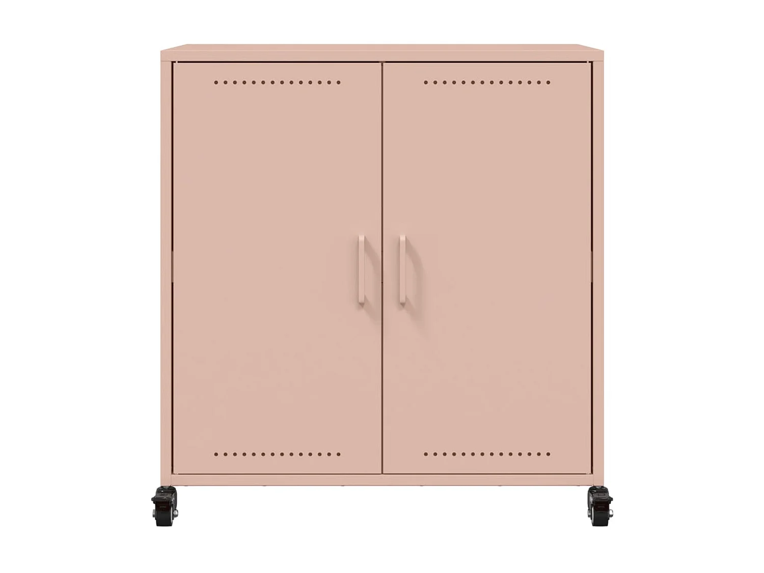 Aparador de acero rosa 68,5x39x72 cm