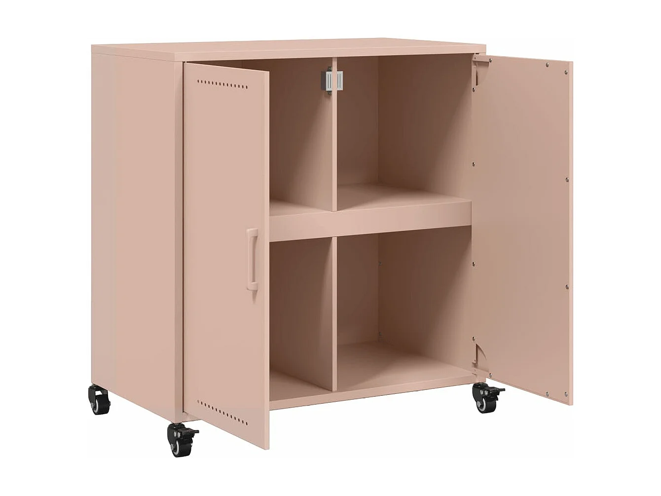 Credenza Rosa 68,5x39x72 cm in Acciaio