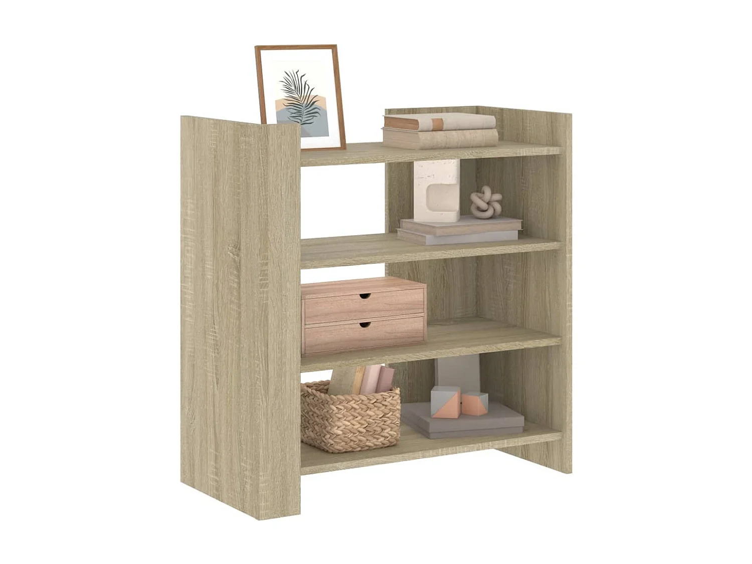 Sideboard Sonoma-Eiche 73,5x35x75 cm Holzwerkstoff