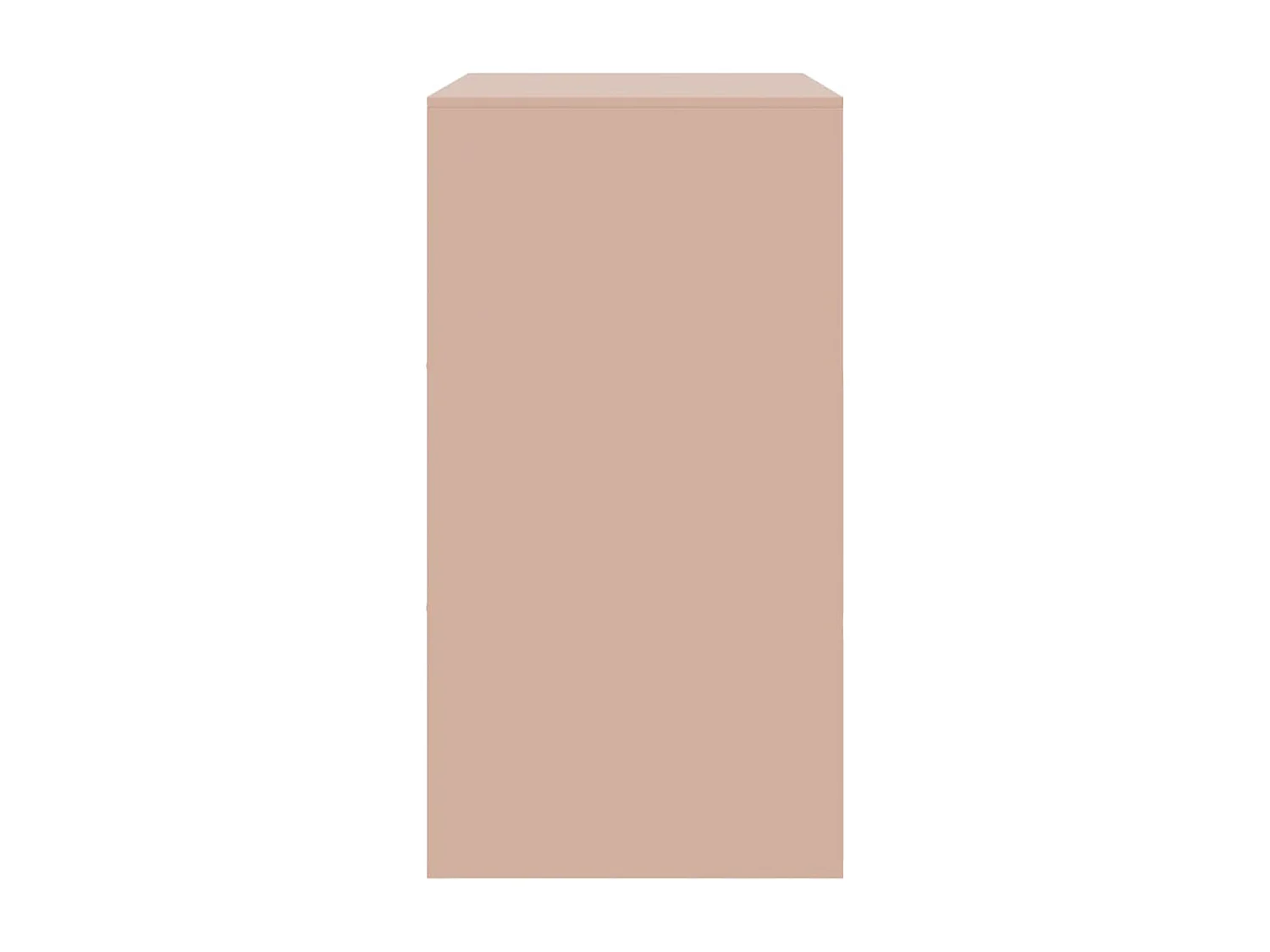 Aparador de acero rosa 67x39x73 cm