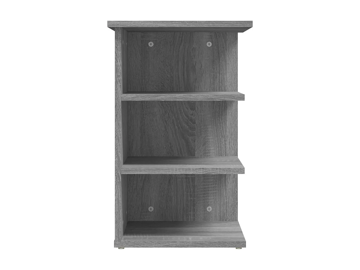 Mobiletto Laterale Grigio Sonoma 35x35x55 cm Legno Multistrato