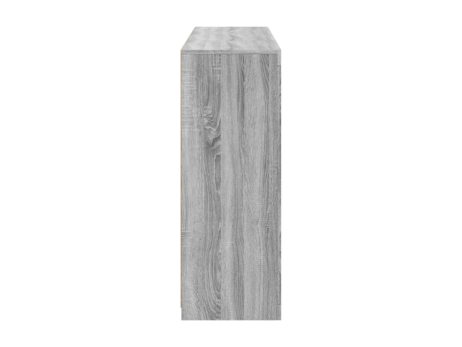 Sideboards mit LED-Leuchten 3 Stk. Grau Sonoma Holzwerkstoff