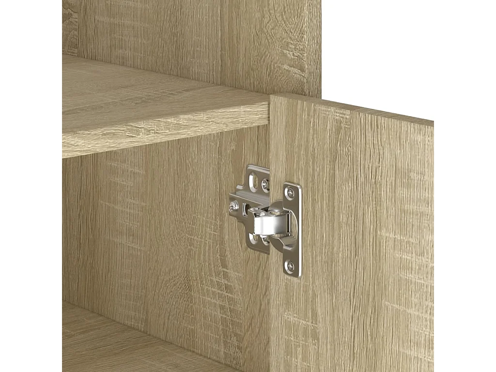 Sideboard Sonoma-Eiche 73,5x35x75 cm Holzwerkstoff