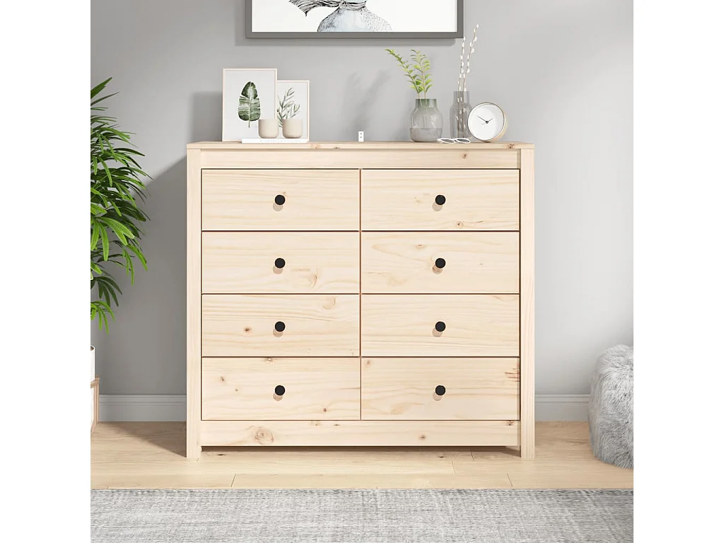 Armoire latérale 100x40x90 cm Bois de pin massif