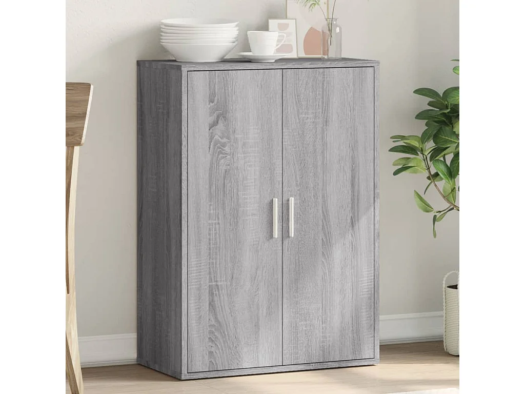 Sideboard Grau Sonoma 60x31x84 cm Holzwerkstoff