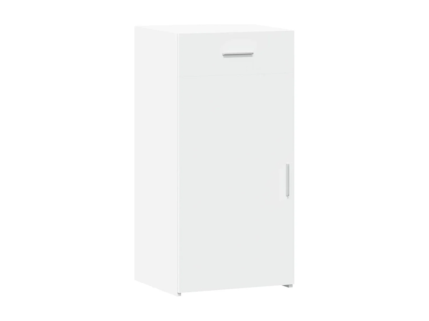 Dressoir 45x42,5x93 cm bewerkt hout wit