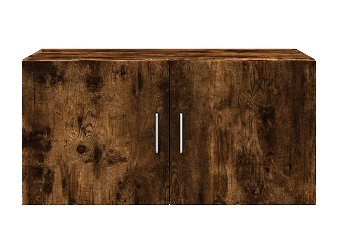 Mobile a Parete Rovere Fumo 80x42,5x40 cm in Legno Multistrato