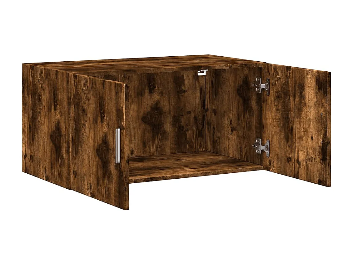 Mobile a Parete Rovere Fumo 80x42,5x40 cm in Legno Multistrato