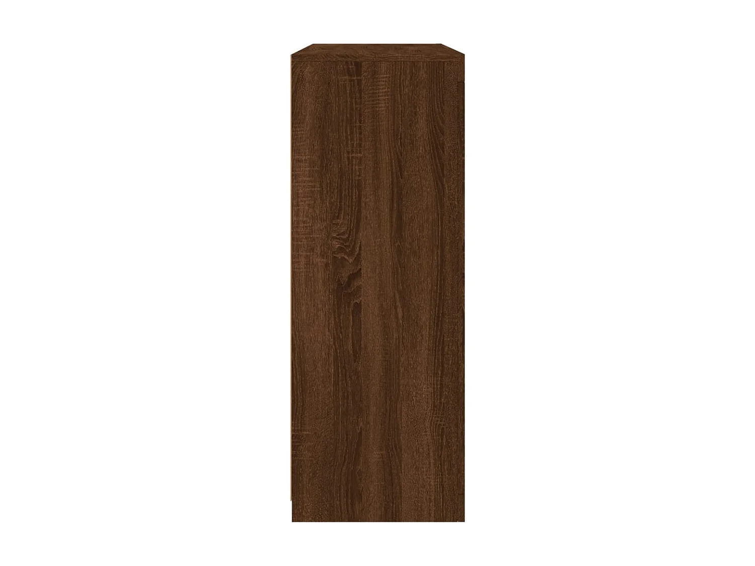 Sideboards mit LED-Leuchten 3 Stk. Braun Eichen-Optik