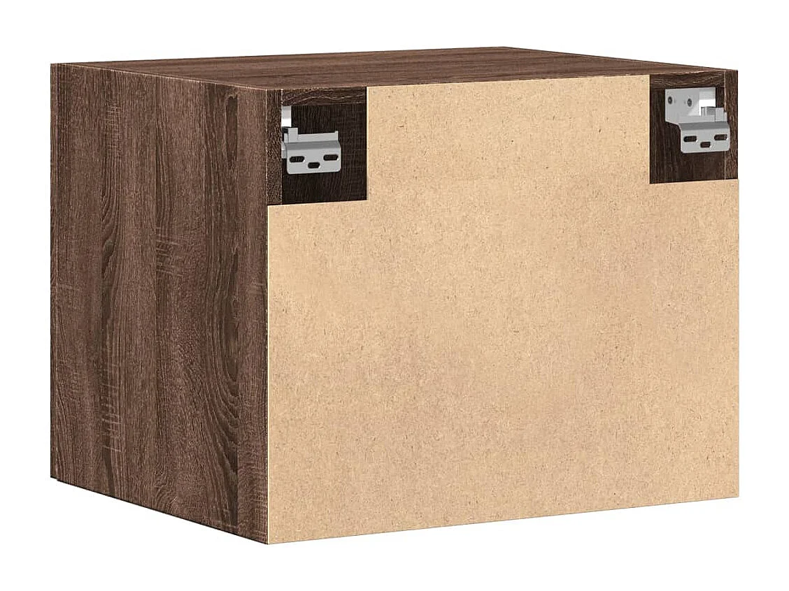 Armoire murale chêne marron 50x42,5x40 cm bois d'ingénierie