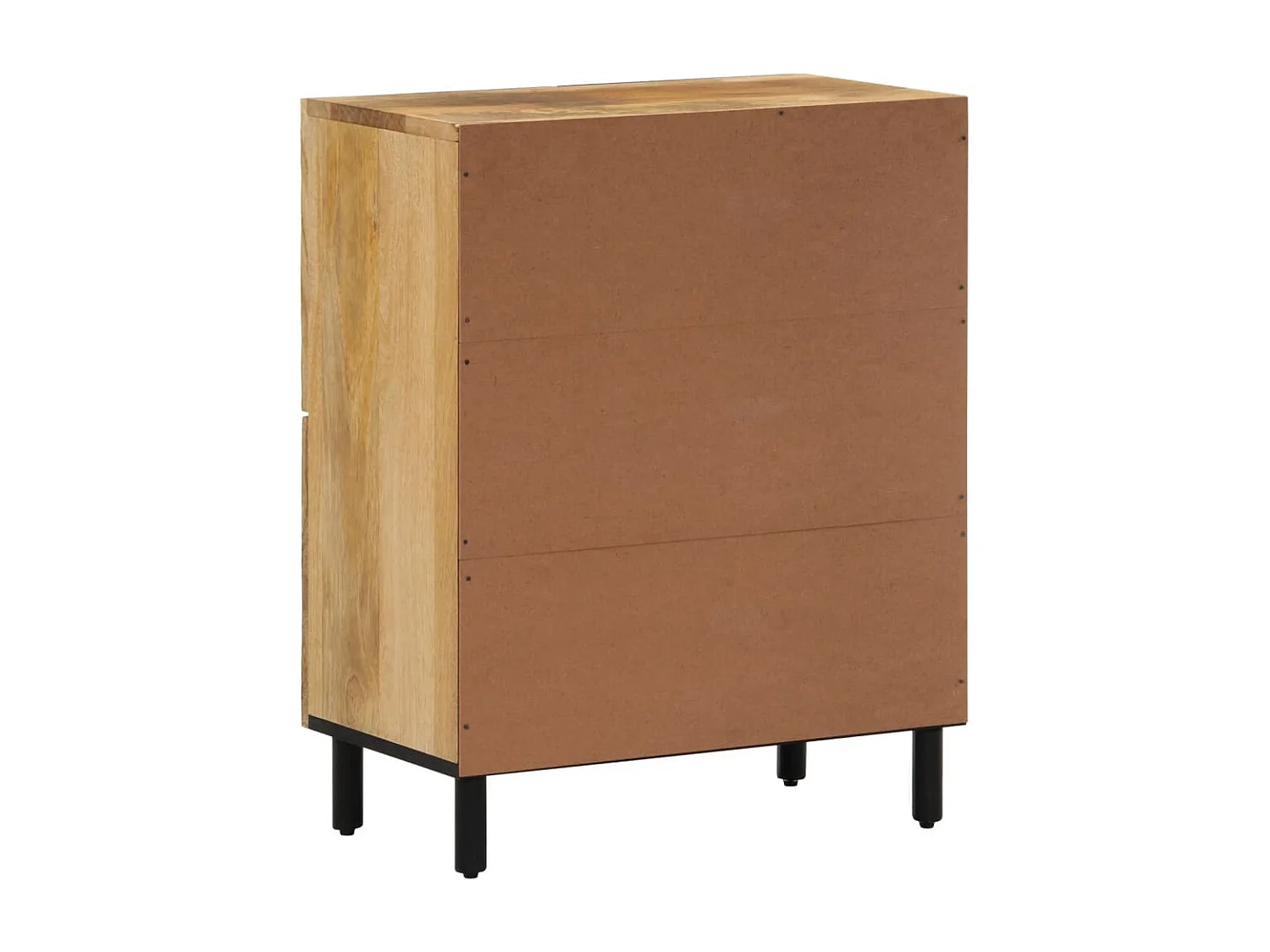 Beistellschrank 60x33x75 cm Massivholz Mango