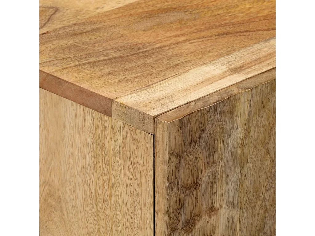 Beistellschrank 60x33x75 cm Massivholz Mango