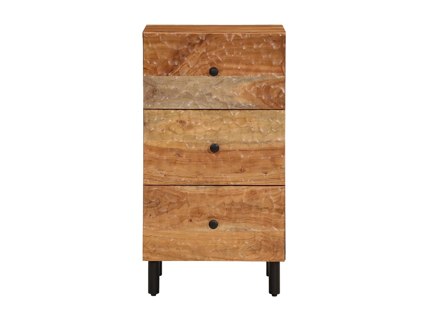 Credenza 40x33x75 cm in Legno Massello di Acacia