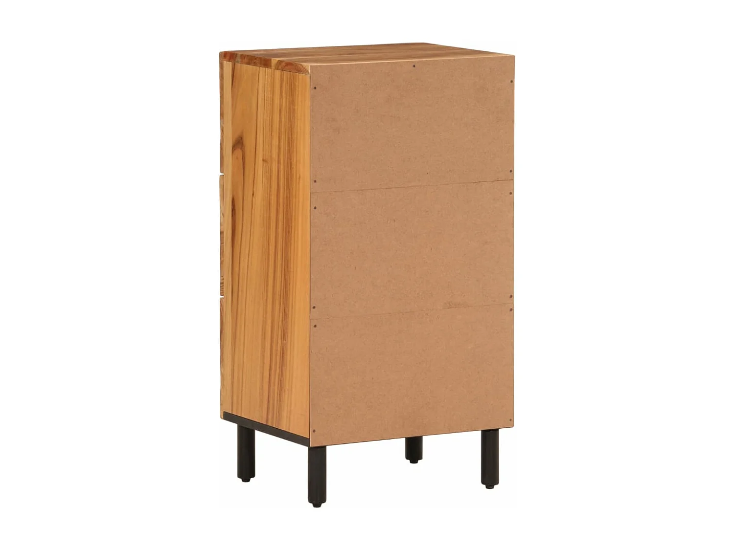 Credenza 40x33x75 cm in Legno Massello di Acacia