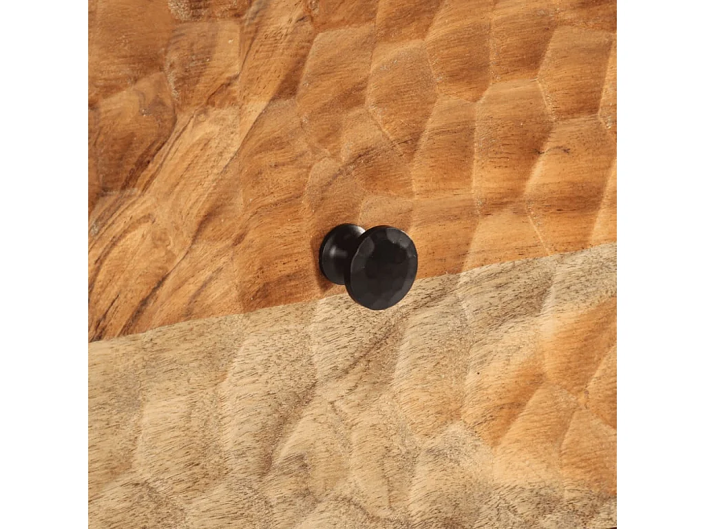 Credenza 40x33x75 cm in Legno Massello di Acacia